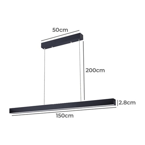 Kuro 150cm LED Linear Pendant Light