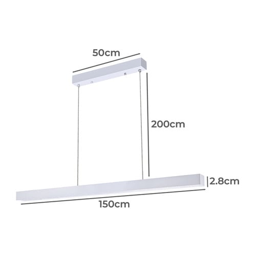 Kuro 150cm LED Linear Pendant Light