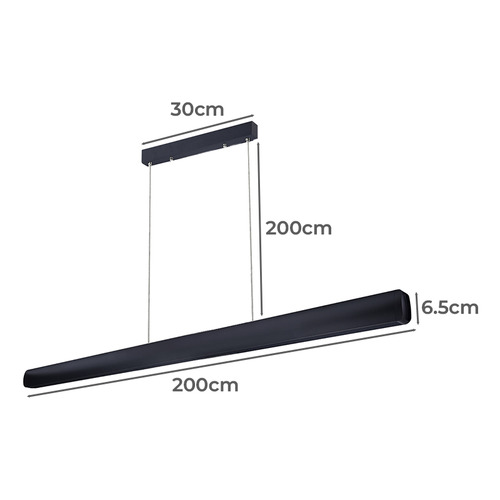 Monet 200cm LED Linear Pendant Light