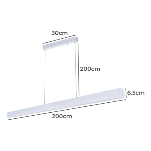 Monet 200cm LED Linear Pendant Light