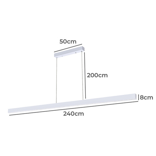 Wisp 240cm LED Linear Pendant Light