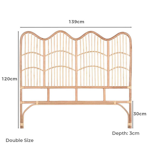 Ollery Rattan Bedhead