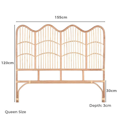 Ollery Rattan Bedhead