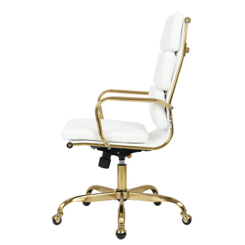 Eames Replica High Back Faux Leather Executive Office Chair