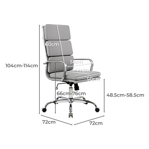 Eames Replica High Back Upholstered Executive Office Chair