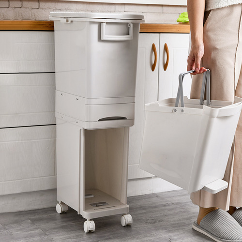 Kofi 32L Double Layer Rubbish Bin