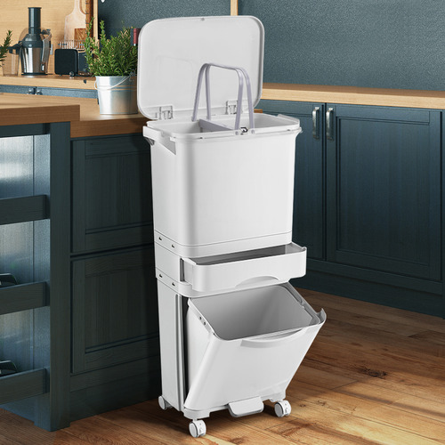 Diara 22L Double Layer Rubbish Bin