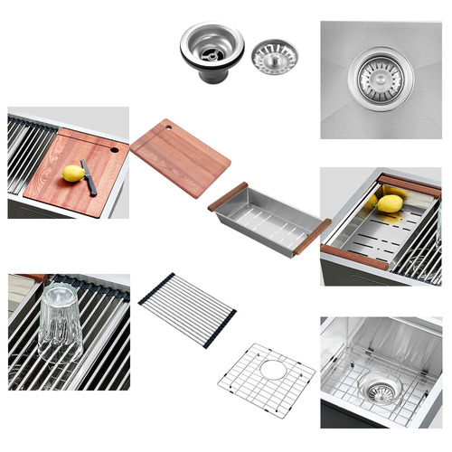 Frag-820mm-Single-Stainless-Steel-Kitchen-Sink-and-Accessories-Package