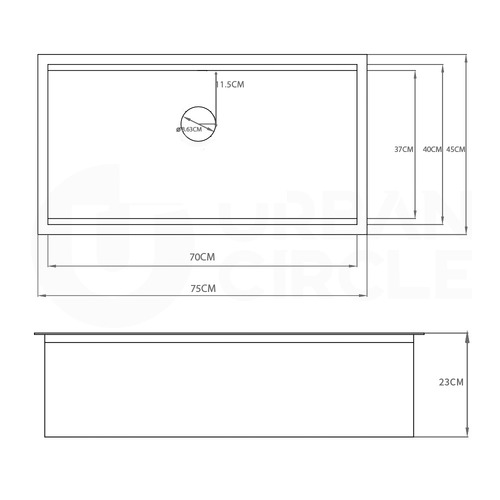 Stainless Steel Single Kitchen & Laundry Sink