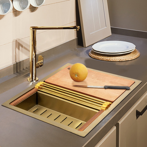 Navagio 600mm Single Bowl Kitchen Sink
