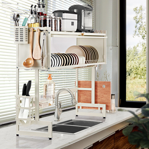BraxtonHome 95cm Carbon Steel Dish Drying Rack | Temple & Webster