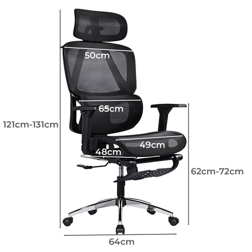 Inna Mesh Office Chair with Footrest