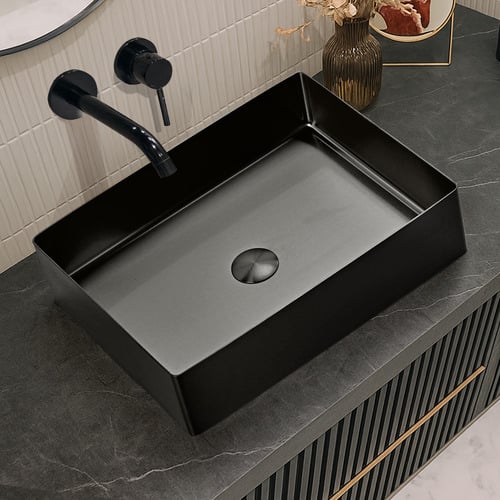 Curtis 470mm Rectangle Stainless Steel Above Counter Basin