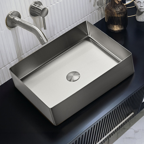 Curtis 470mm Rectangle Stainless Steel Above Counter Basin
