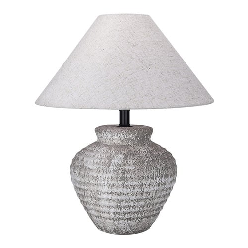 51cm White Antonelli Ceramic Table Lamp