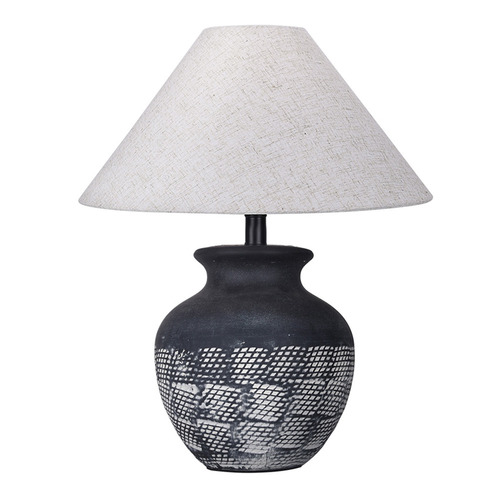 51cm Black Antonelli Ceramic Table Lamp