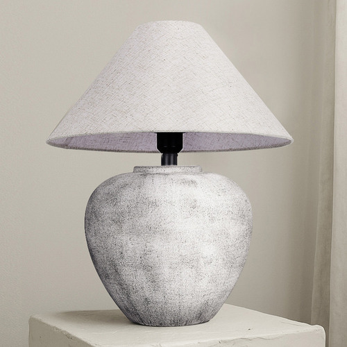 51cm Light Grey Antonelli Ceramic Table Lamp