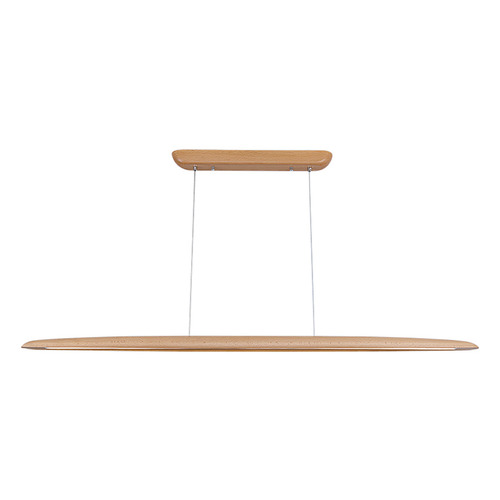 Anders LED Beech Wood Pendant Light