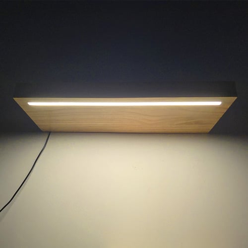 Blanchard Floating Wall Shelves with Liner Light
