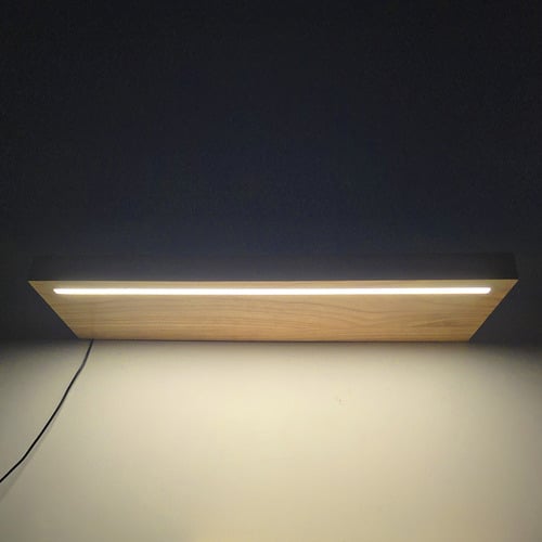 Blanchard Floating Wall Shelves with Liner Light