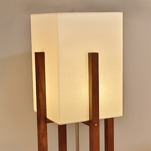 Kayu Ash Wood Floor Lamp