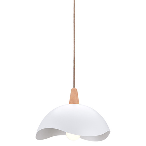 Ropia Metal & Beechwood Pendant Light