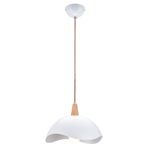 Ropia Metal & Beechwood Pendant Light