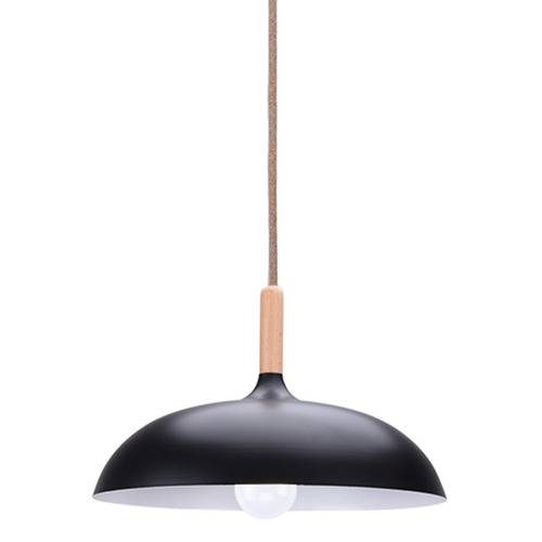 Bambi Metal & Beechwood Pendant Light
