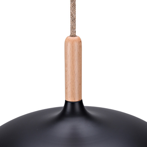 Bambi Metal & Beechwood Pendant Light