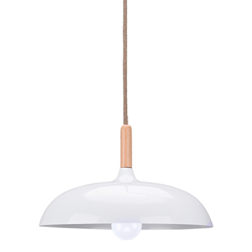 Bambi Metal & Beechwood Pendant Light