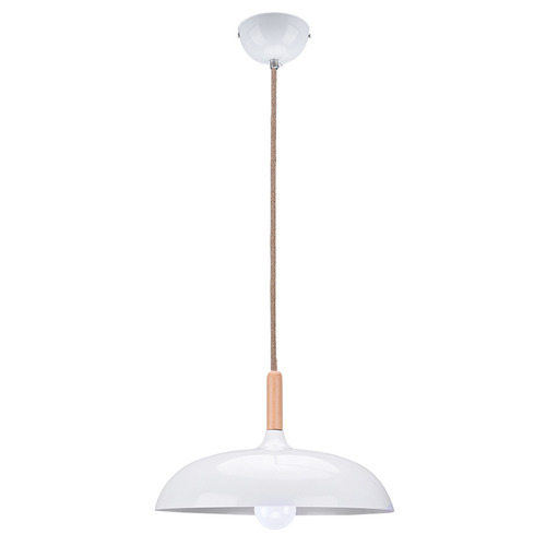 Bambi Metal & Beechwood Pendant Light