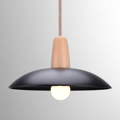 Dandi Metal & Beechwood Pendant Light