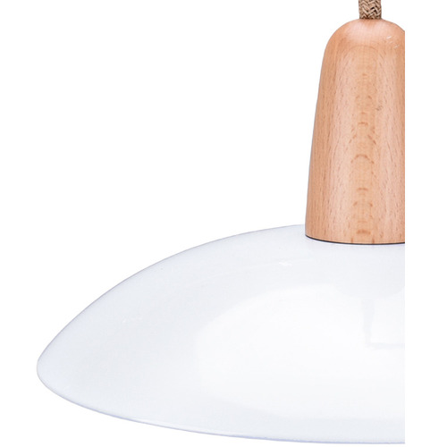 Dandi Metal & Beechwood Pendant Light