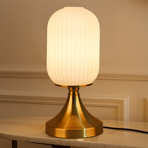 Riva Metal & Glass Table Lamp