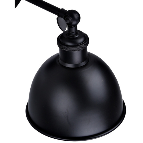 Jensi Black Metal Wall Light