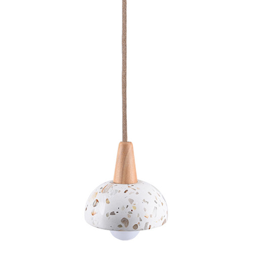 Yani Metal & Beechwood Pendant Light