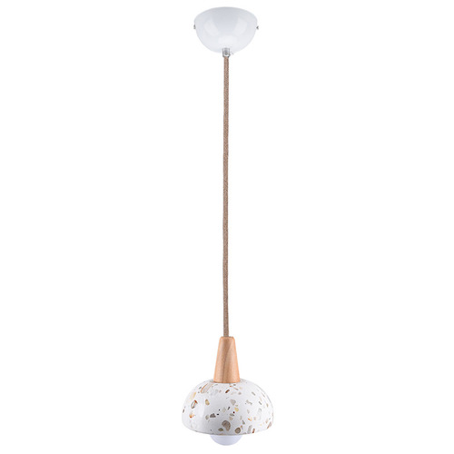 Yani Metal & Beechwood Pendant Light
