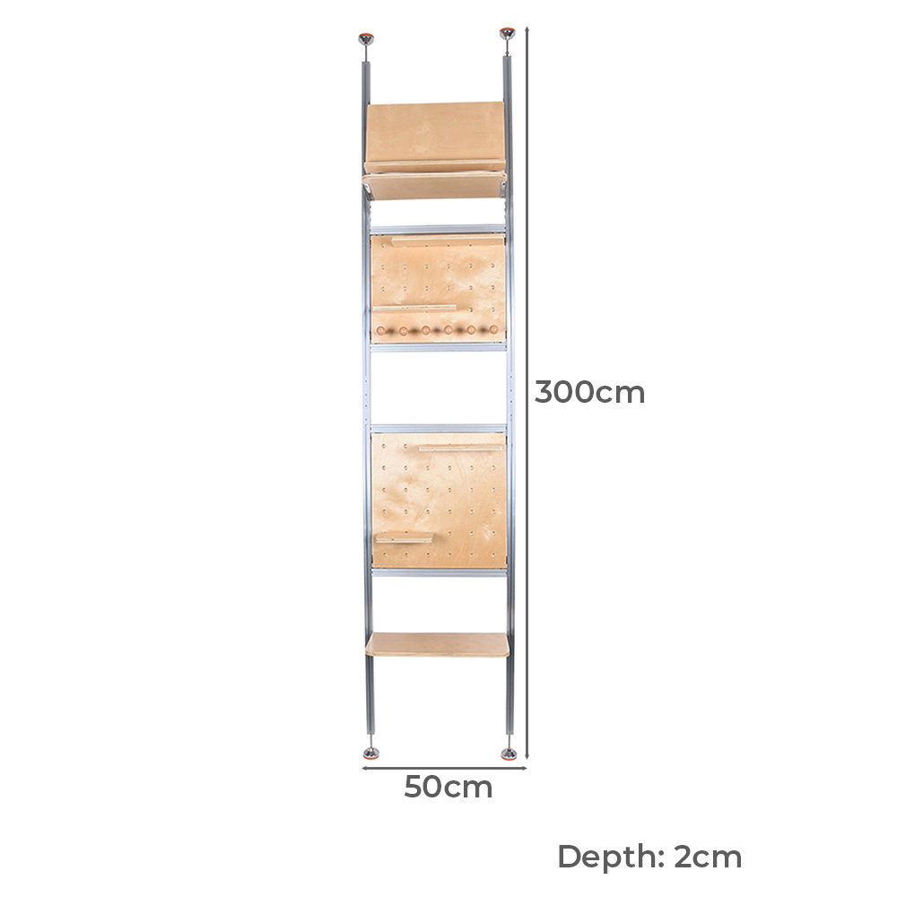 Manon Multifunctional Ladder Shelf with Pegboard Organiser