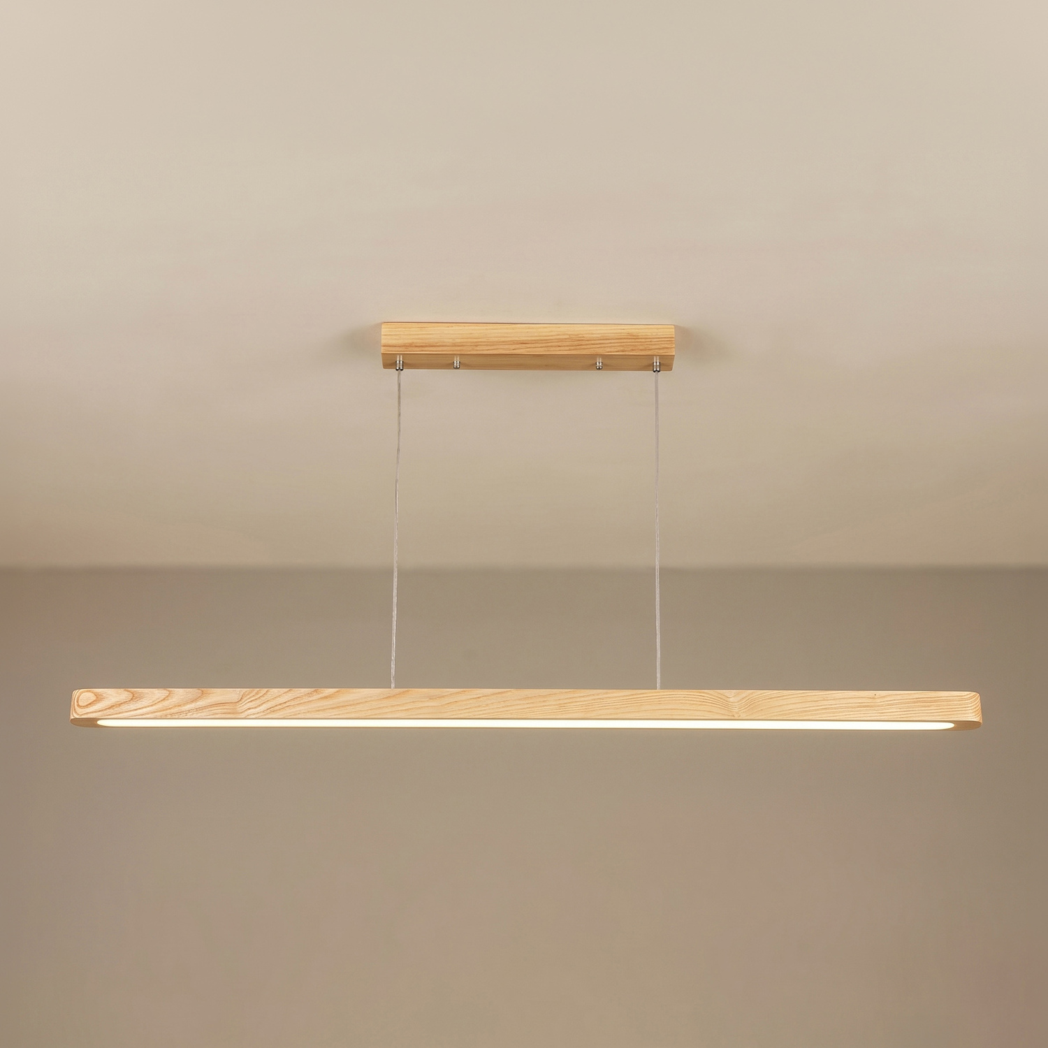 Fejo Ash Wood LED Pendant Light