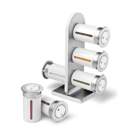 Olola Living Zero Gravity Magnetic Spice Stand Canister Temple