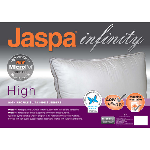 Jaspa Black Jaspa Infinity Standard High pillow Temple & ster