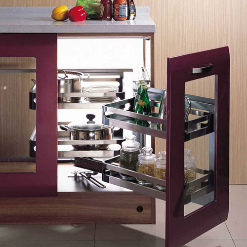Elite Chef Magic Corner Pull Out Kitchen Storage Right Opening Temple