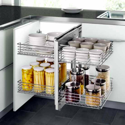 Elite Show Hand Magic Corner II Pull Out Kitchen Corner Storage
