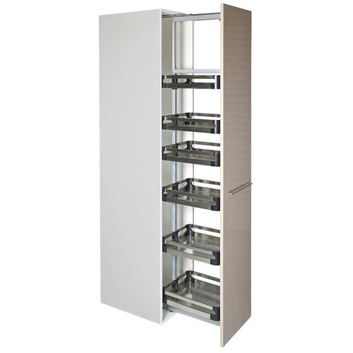 170-200cm Height-Adjustable Chef Pull-Out Pantry