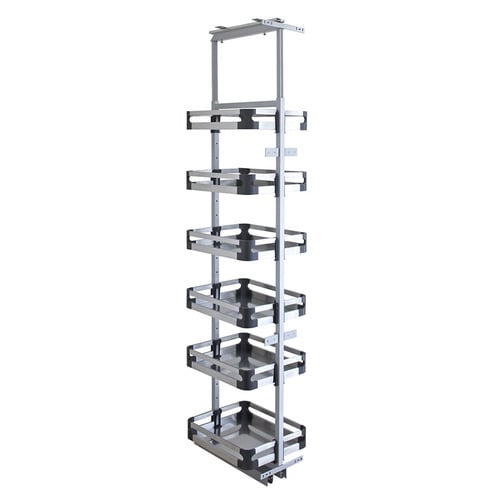 140-170cm Height-Adjustable Chef Pull-Out Pantry