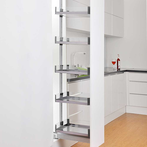 185-220cm-Height-Adjustable-Galley-Pull-Out-Pantry