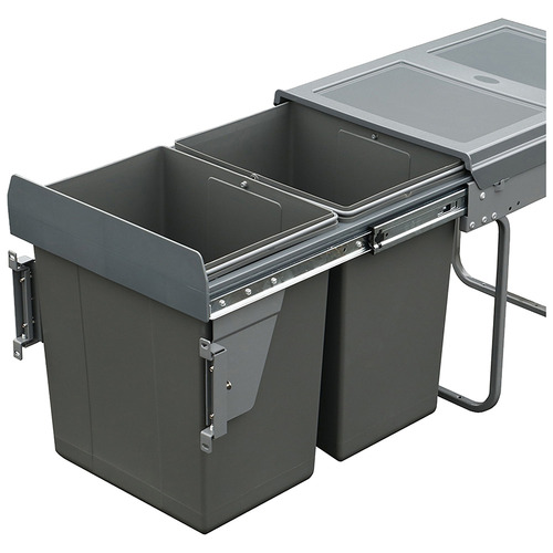 Domestique 40L Twin Slide Out Concealed Waste Bin