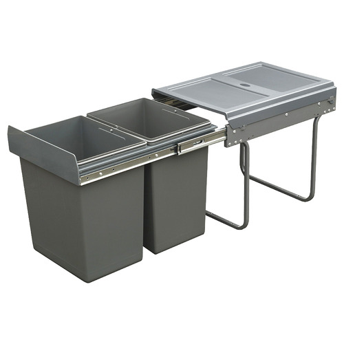 Domestique 40L Twin Slide Out Concealed Waste Bin