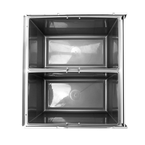 Domestique Plus 90L Twin Slide Out Concealed Waste Bin
