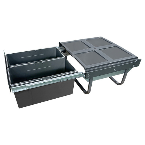 Domestique 36L Twin Slide Out Concealed Waste Bin